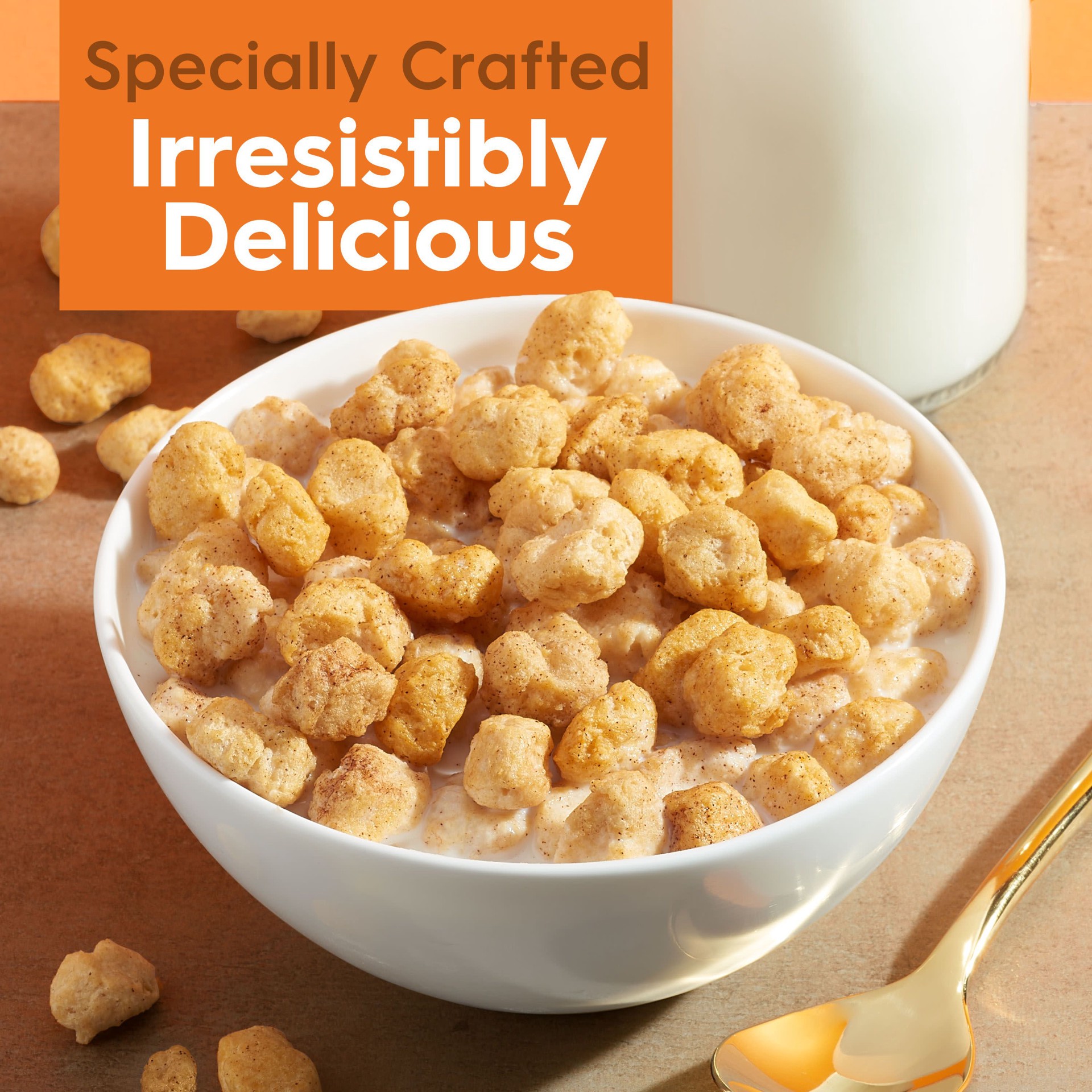 slide 4 of 5, Special K Kellogg's Special K Zero Breakfast Cereal, Keto Friendly, Protein Cereal, Cinnamon, 6.3oz Box (1 Box), 6.3 oz