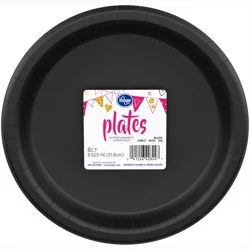 Kroger Entertainment Essentials 9-Inch Paper Plates - Black