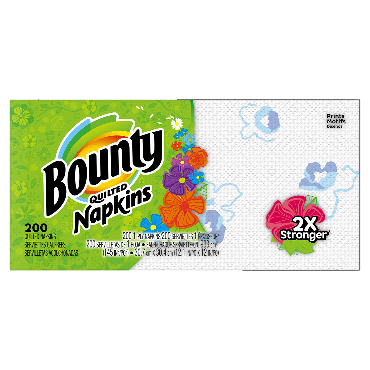 slide 2 of 7, Bounty Quilted White Paper Napkins, 200 ct
