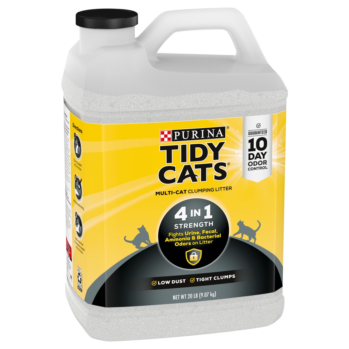 slide 9 of 9, Tidy Cats Purina Tidy Cats 4-in-1 Strength Multi-Cat Clumping Litter - 20lbs, 20 lb