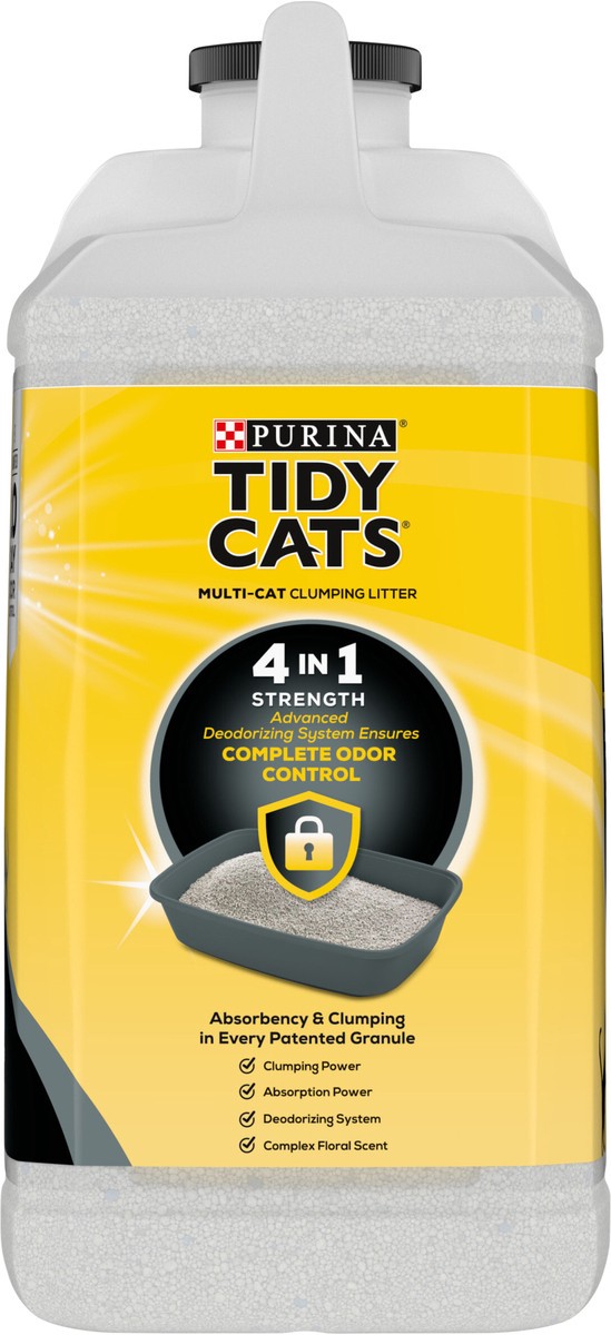 slide 3 of 9, Tidy Cats Purina Tidy Cats 4-in-1 Strength Multi-Cat Clumping Litter - 20lbs, 20 lb