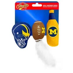 Michigan 3 pc Catnip Toy Set