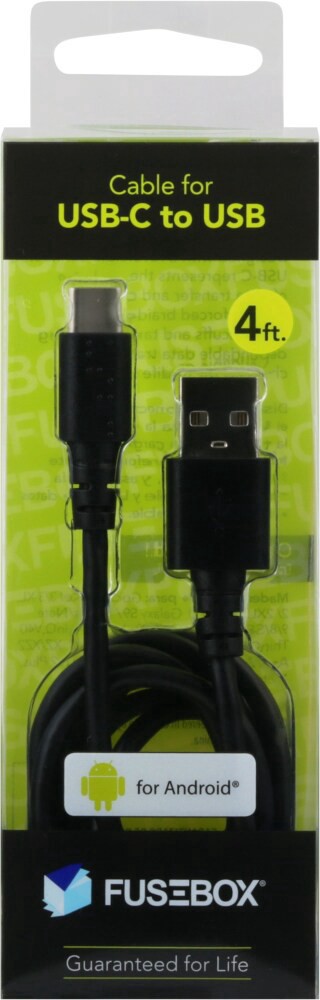 slide 1 of 2, Fusebox Usb-C To A, 4 ft