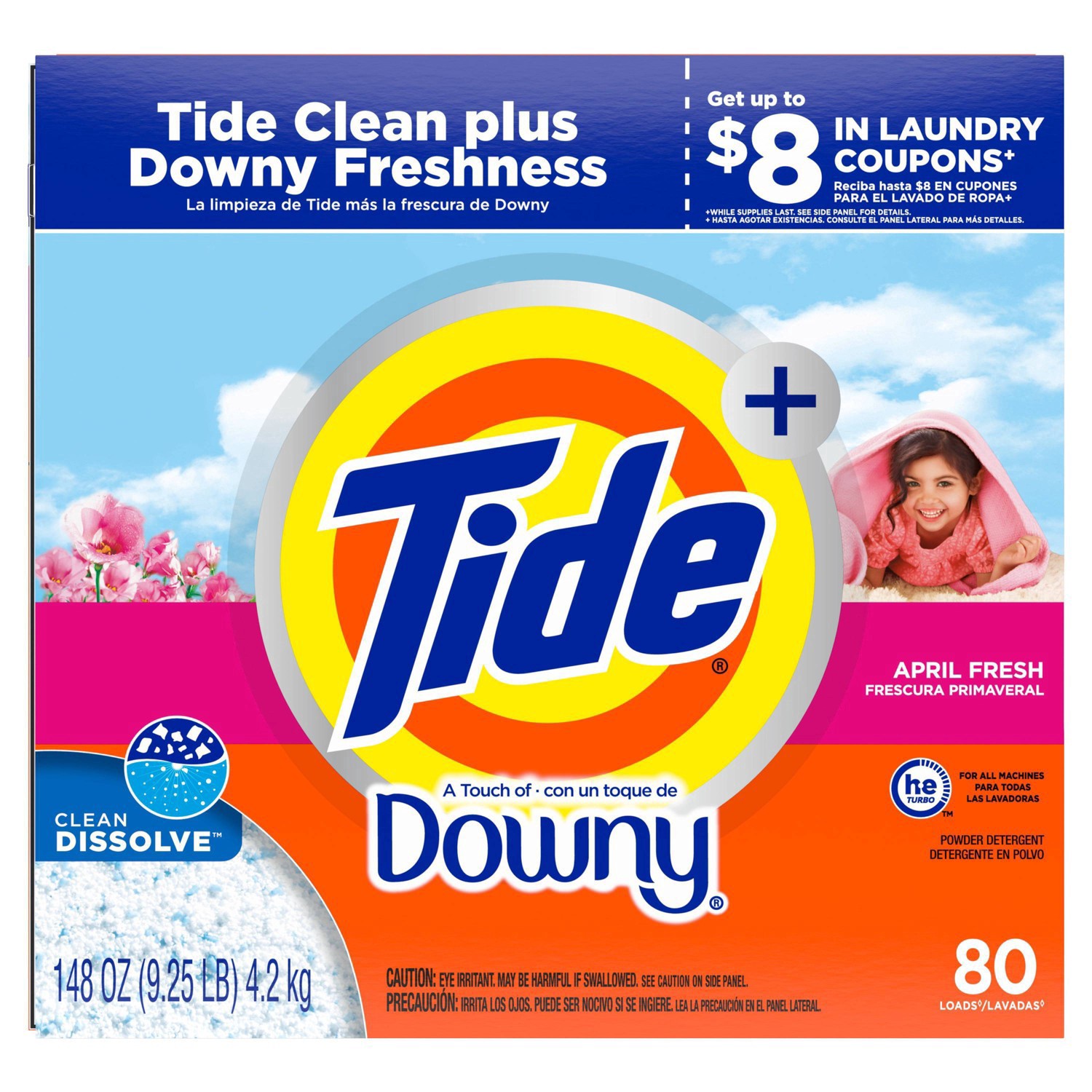 slide 22 of 41, Tide with Downy Powder Laundry Detergent - 148oz, 148 oz