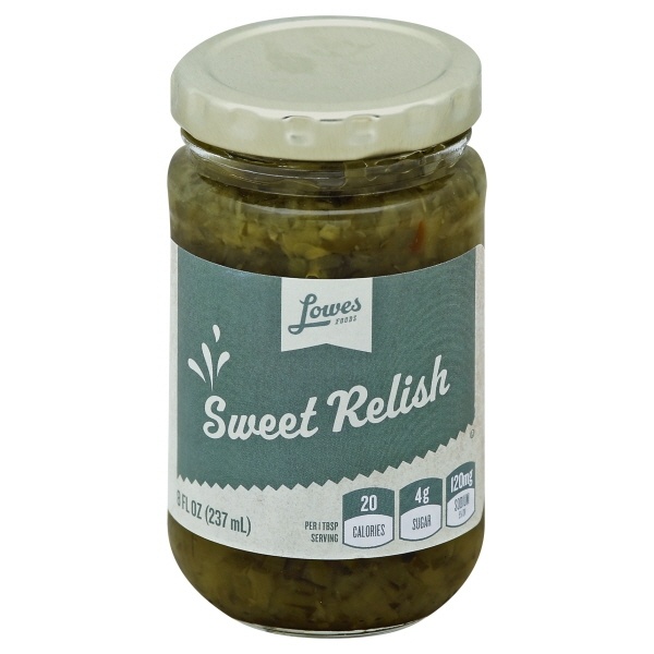 slide 1 of 1, Lowes Foods Sweet Relish, 8 oz