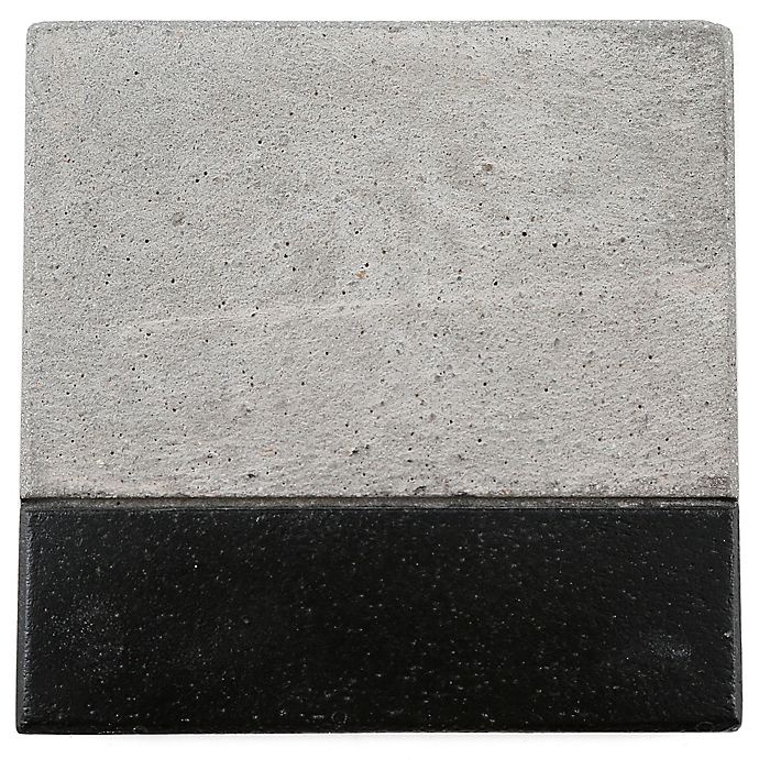 slide 1 of 1, Thirstystone Concrete Square Coaster, 1 ct