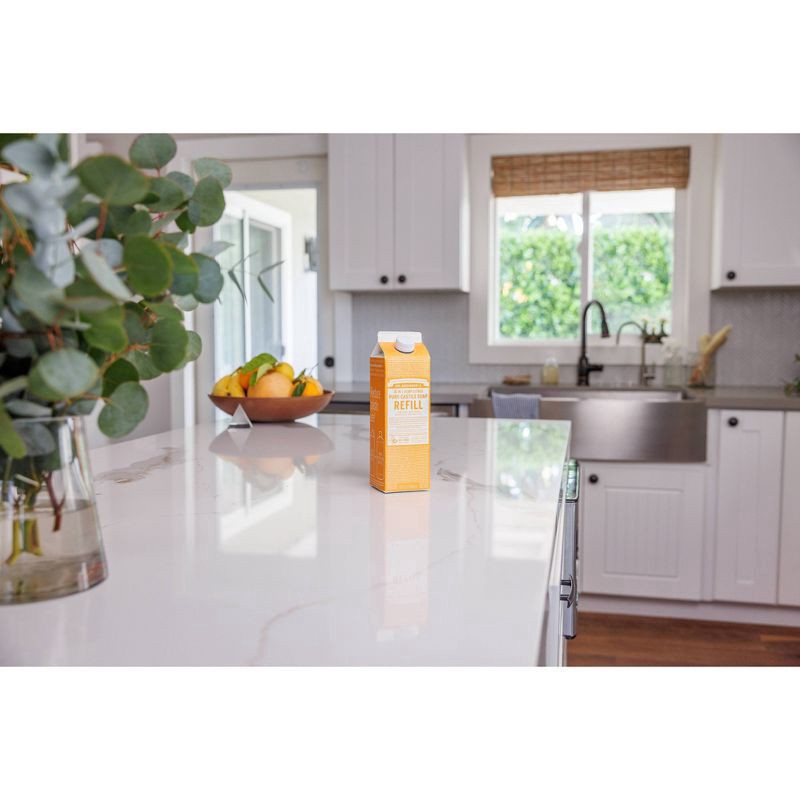 slide 9 of 9, Dr. Bronner's Pure-Castile 18-In-1 Refill Hemp Citrus Soap 32 fl oz, 32 fl oz