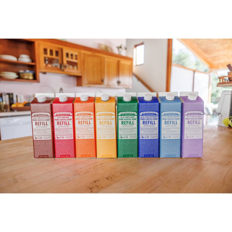 slide 2 of 9, Dr. Bronner's Pure-Castile 18-In-1 Refill Hemp Citrus Soap 32 fl oz, 32 fl oz