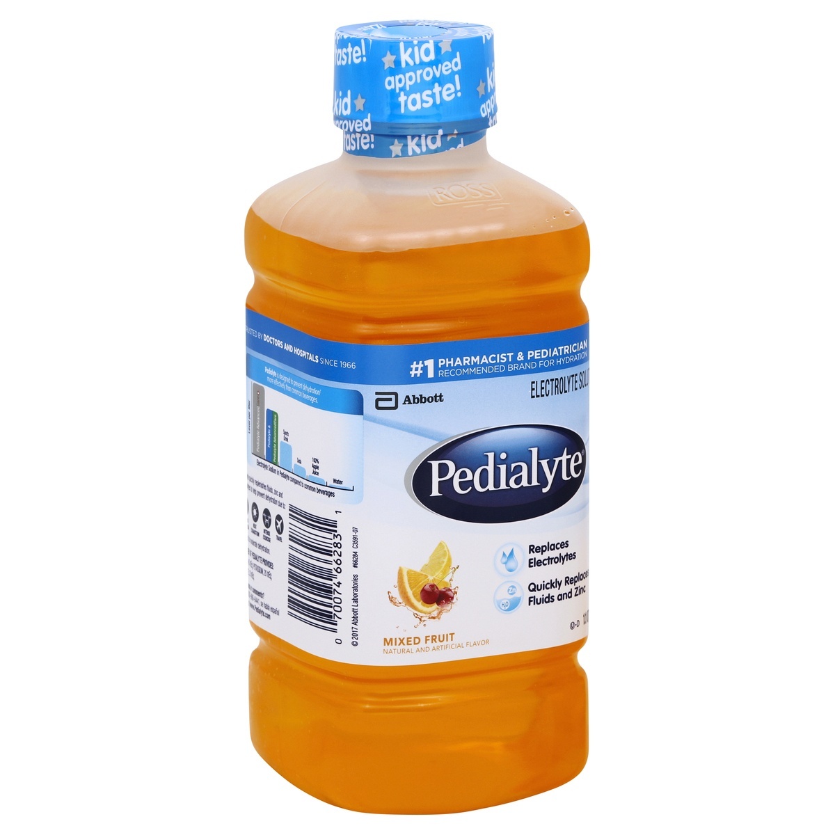 slide 1 of 2, Pedialyte Electrolyte Solution 1.1 qt, 