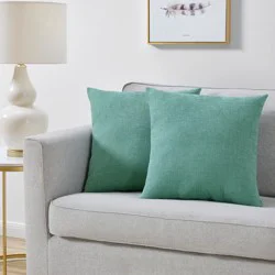 Everyday Living Textured Woven Decorative Pillow - 2 Pack Green