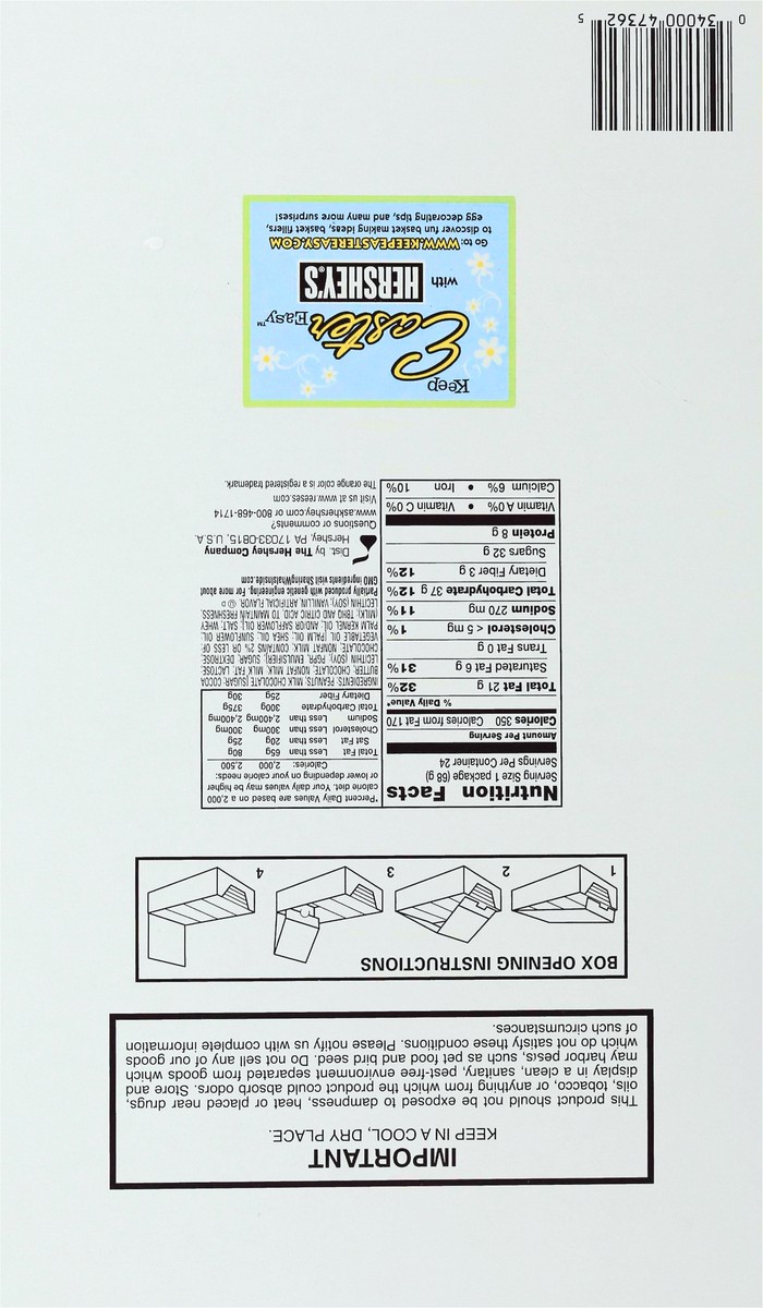 slide 6 of 8, Reese's Peanut Butter Eggs, King Size, 2.4 oz