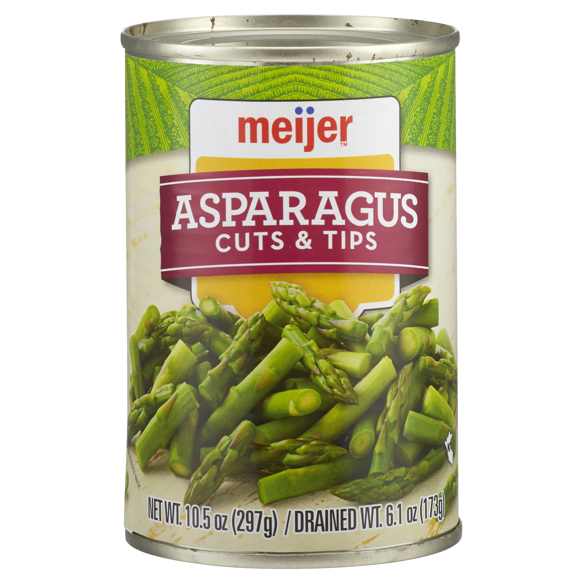 slide 1 of 5, Meijer Canned Asparagus Cuts & Tips, 10.5 oz