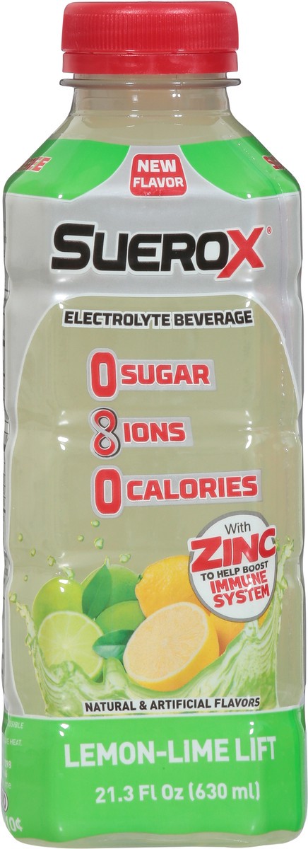 slide 3 of 9, SueroX Lemon-Lime Lift Electrolyte Beverage 21.3 fl oz, 21.30 fl oz
