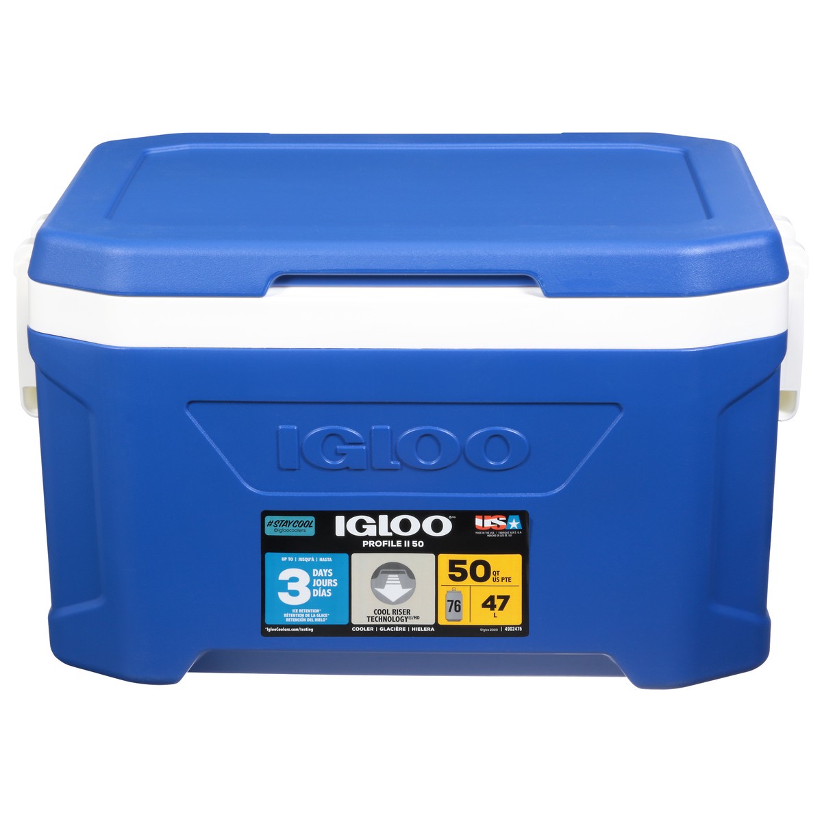 slide 1 of 9, Igloo Blue Profile Ii 50Qt Coolr, 1 ct