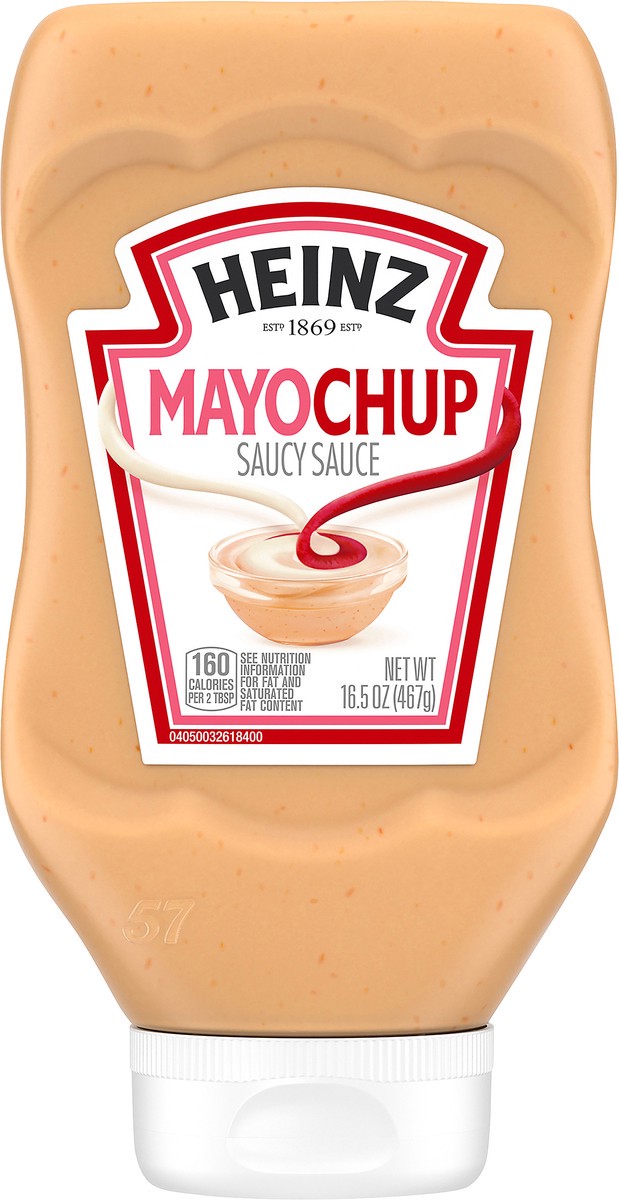 slide 9 of 10, Heinz Mayochup Mayonnaise & Ketchup Sauce, 16.5 oz Bottle, 16.5 oz