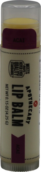 slide 1 of 1, Lucky's Apothecary Lip Balm Acai, 0.15 oz