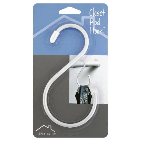 slide 1 of 1, Spectrum Closet Rod Hook 1 ea, 1 ct