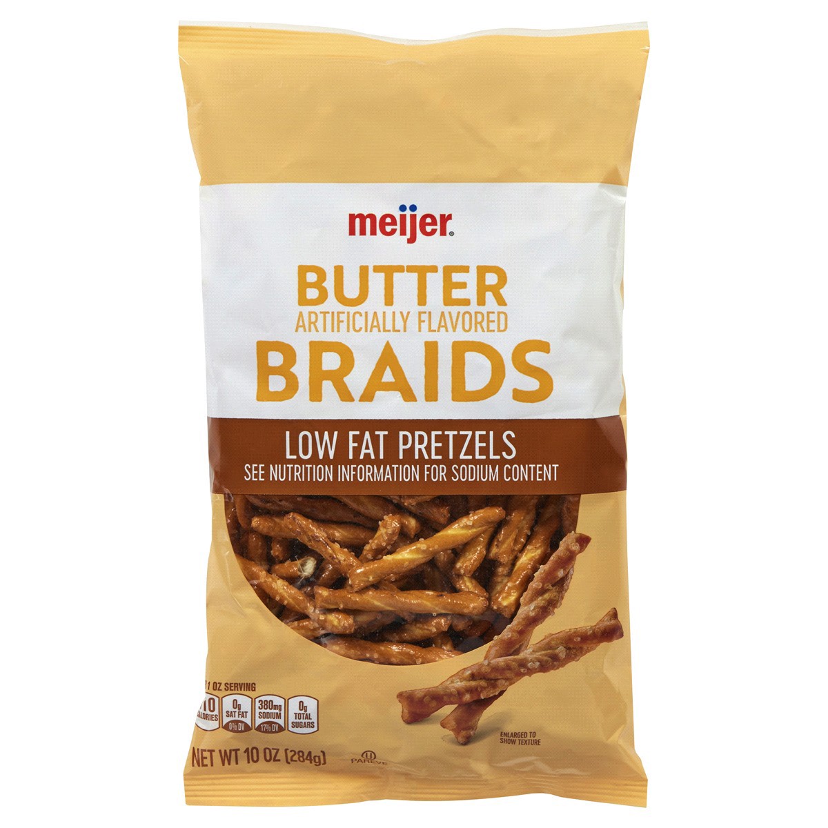 slide 1 of 1, Meijer Butter Braid Pretzels- 10 oz, 10 oz