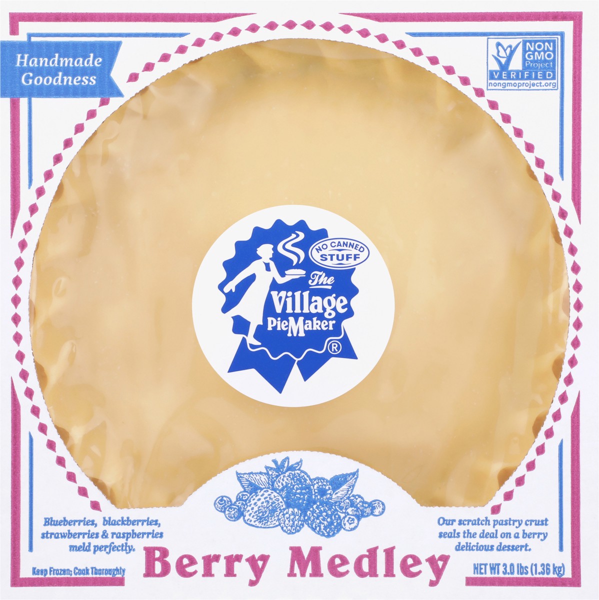 slide 9 of 12, The Village PieMaker Village PieMaker Berry Medley Pie, 3 lb