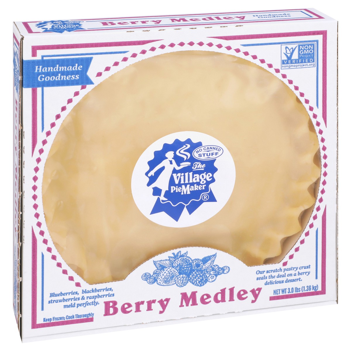 slide 8 of 12, The Village PieMaker Village PieMaker Berry Medley Pie, 3 lb