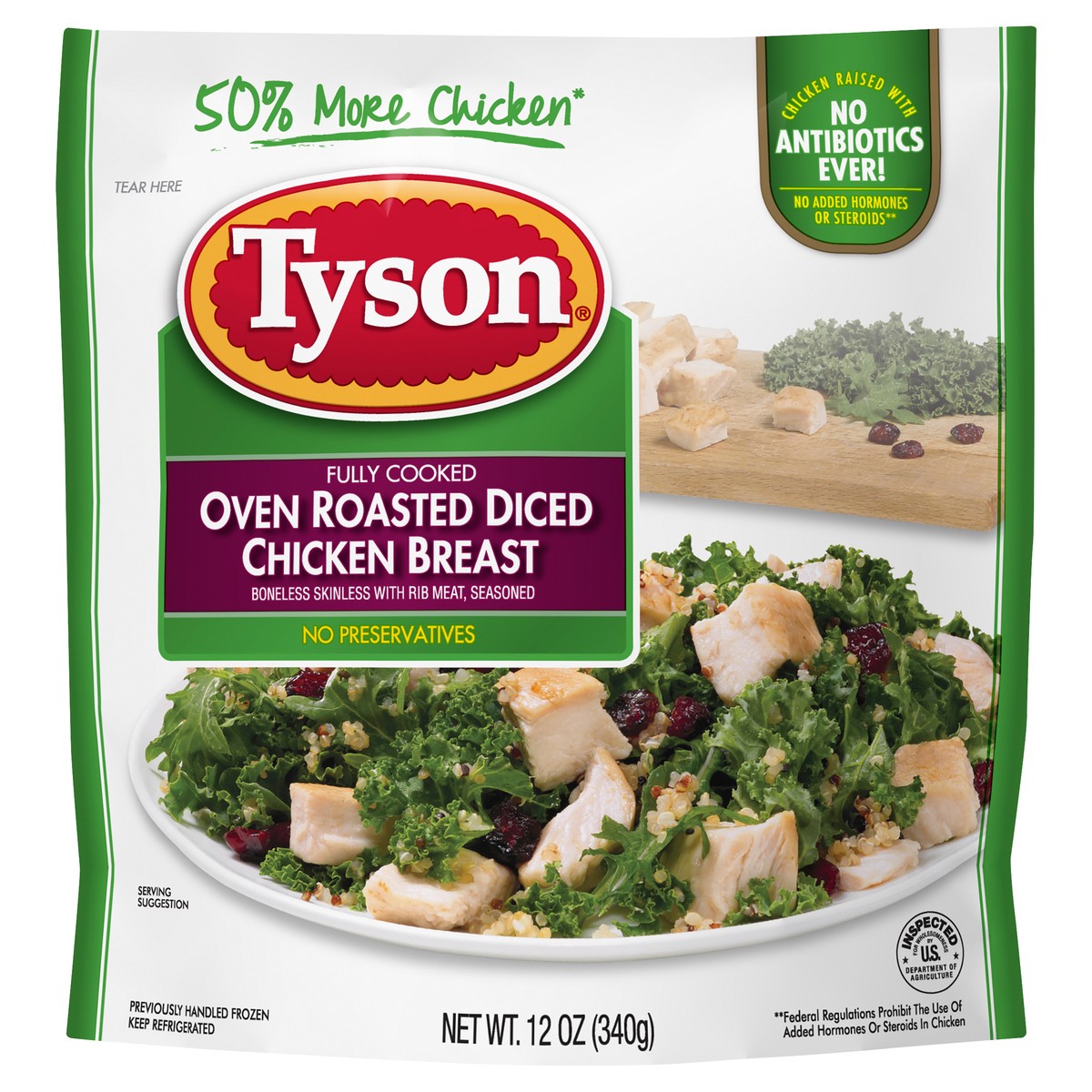 slide 1 of 4, Tyson Chicken, 12 oz