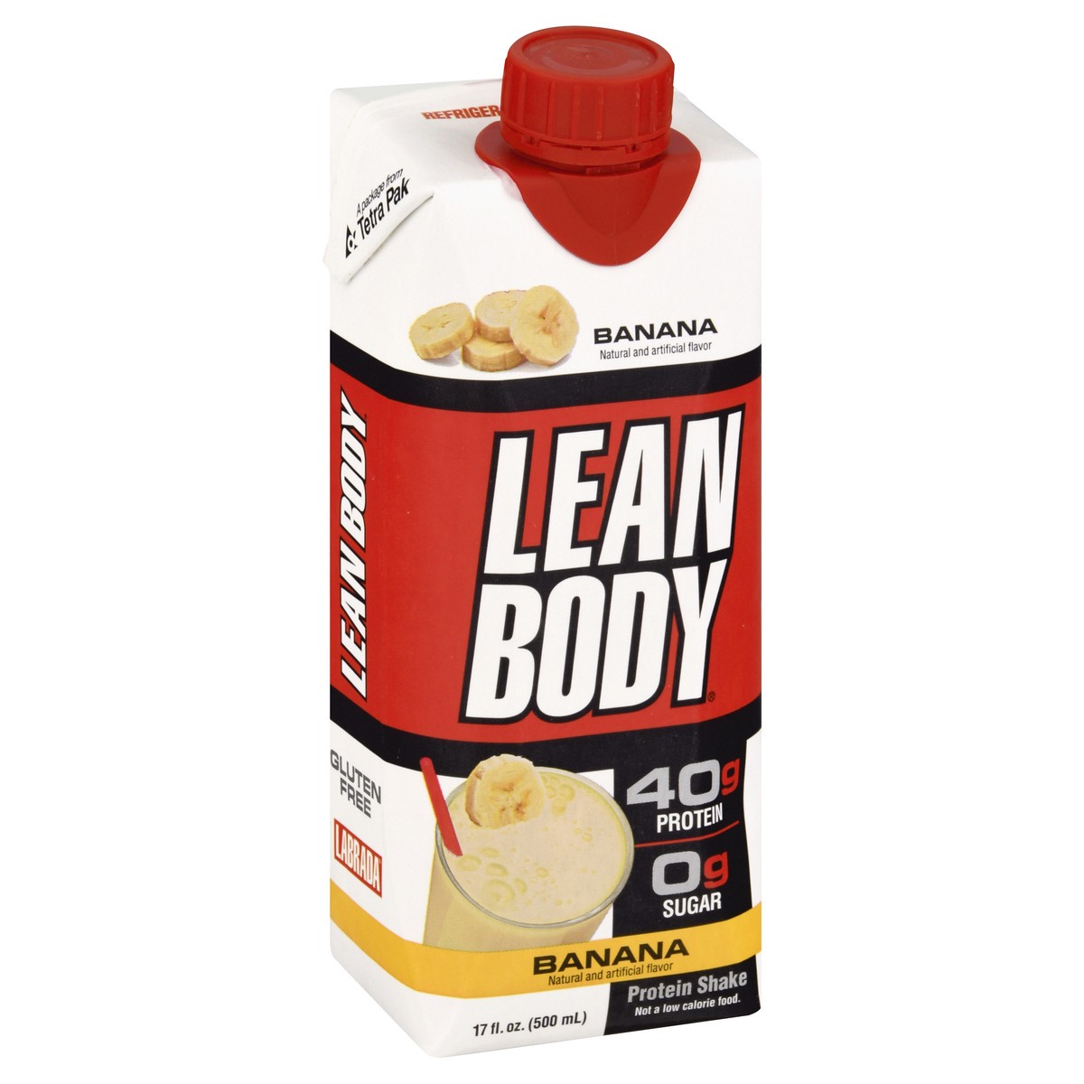 slide 8 of 9, Lean Body Banana Protein Shake 17 oz, 17 oz