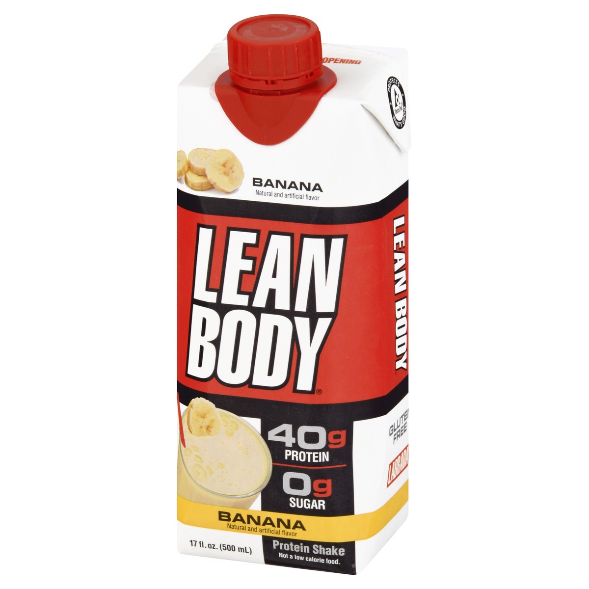 slide 3 of 9, Lean Body Banana Protein Shake 17 oz, 17 oz