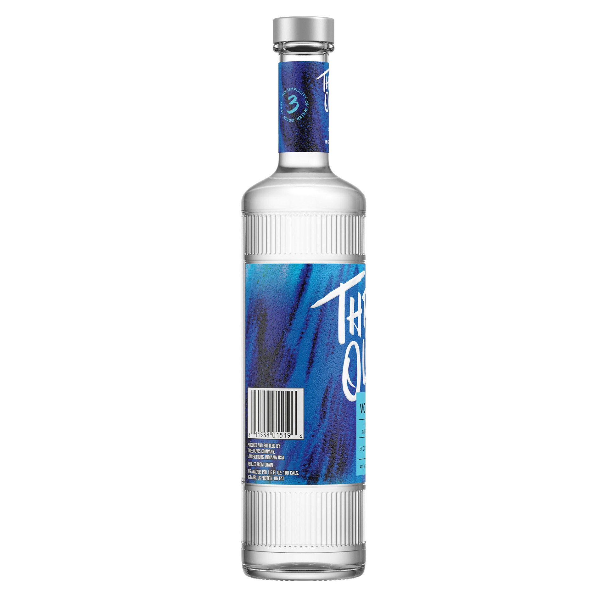 slide 5 of 5, Three Olives Vodka 750 ml, 750 ml