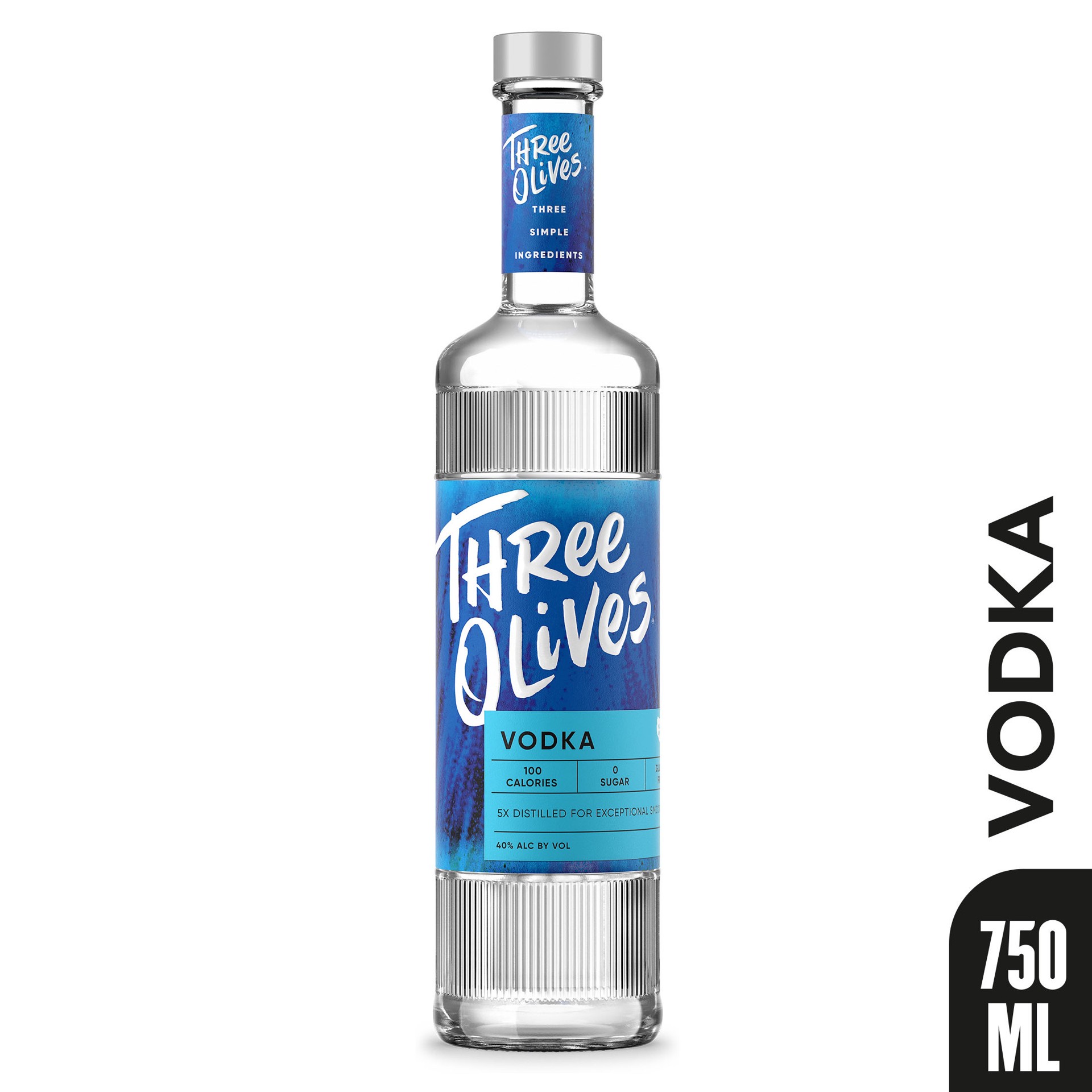 slide 2 of 5, Three Olives Vodka 750 ml, 750 ml