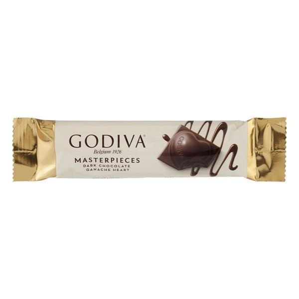 slide 1 of 1, Godiva Masterpieces Dark Chocolate Ganache Heart, 1 oz