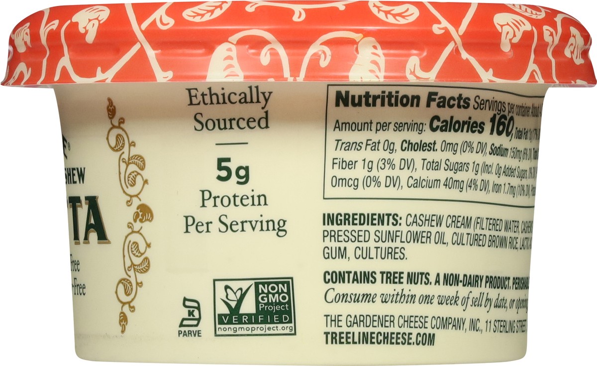 slide 7 of 14, Treeline Nd Cashew Ricotta, 7.5 oz