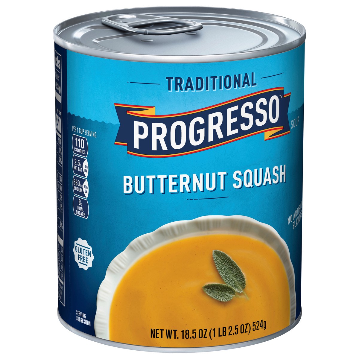 slide 2 of 9, Progresso Traditional Butternut Squash Soup, 18.5 oz Can, 18.5 oz