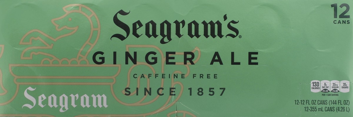 slide 5 of 7, Seagram's Ginger Ale - 12 ct, 12 ct