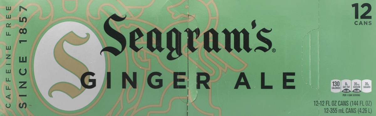 slide 1 of 7, Seagram's Ginger Ale - 12 ct, 12 ct