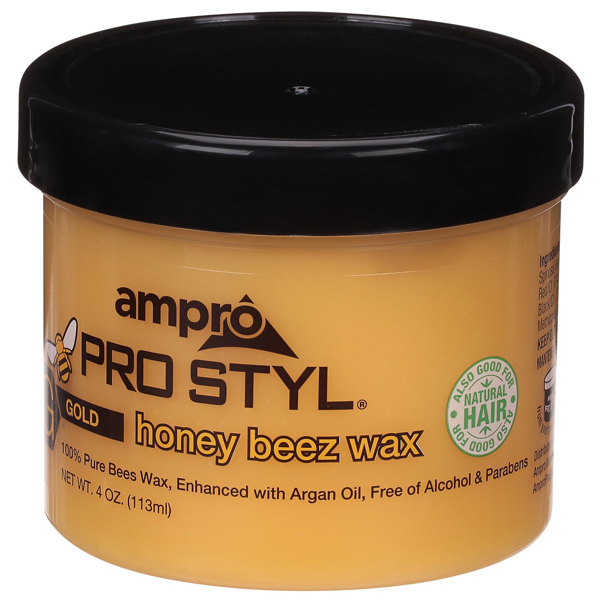 slide 8 of 9, Ampro Sytling Honey Beez Wax, 4 oz
