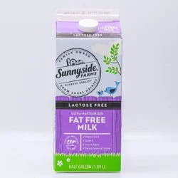 Sunnyside Farms, Lactose Free Nonfat Milk
