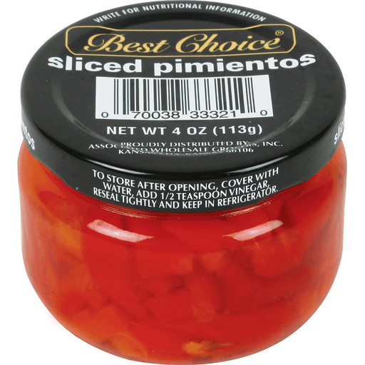 slide 1 of 1, Best Choice Pimentos Sliced, 4 oz