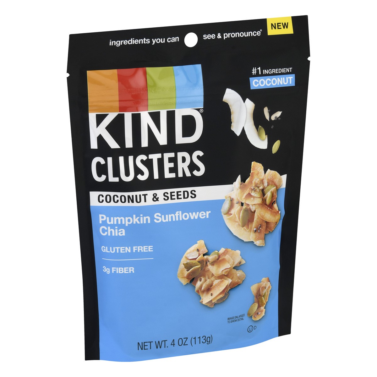 slide 2 of 10, KIND Pumpkin Sunflower Chia Coconut & Seeds Clusters 4 oz, 4 oz