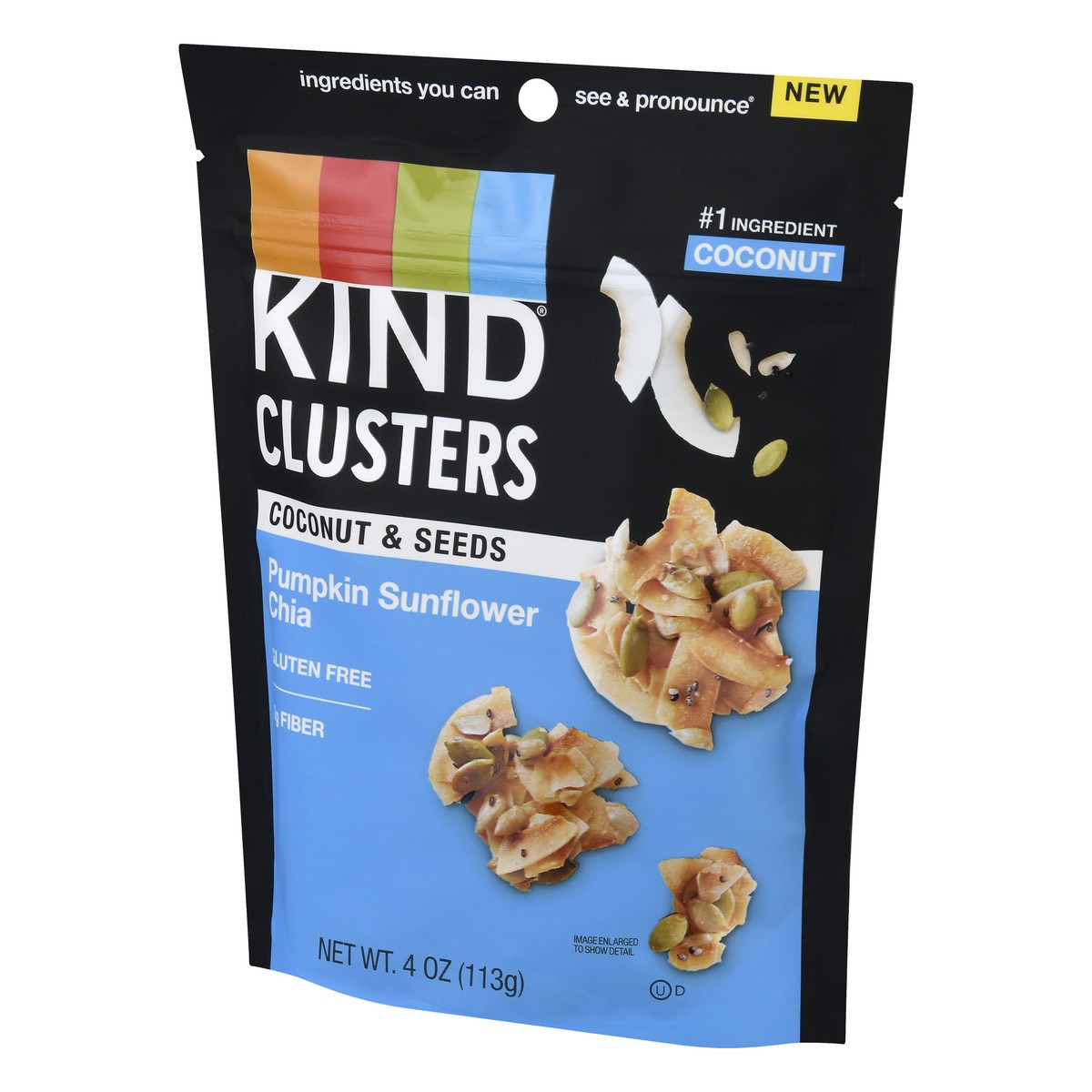 slide 3 of 10, KIND Pumpkin Sunflower Chia Coconut & Seeds Clusters 4 oz, 4 oz