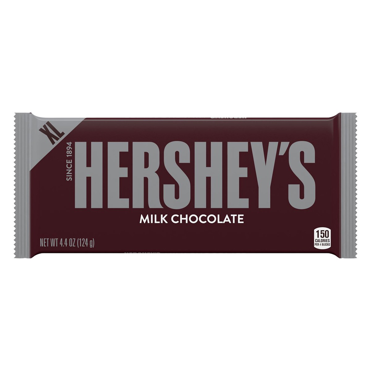 slide 1 of 68, Hershey's Milk Chocolate XL, Candy Bar, 4.4 oz (16 Pieces), 4.4 oz