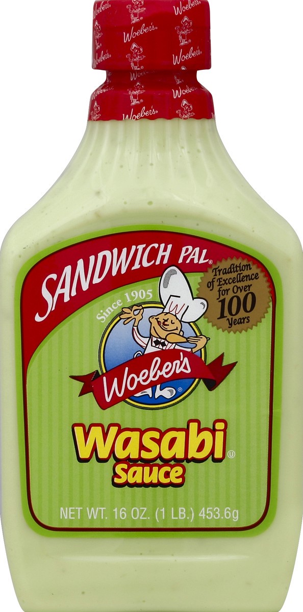 slide 2 of 2, Woeber's Wasabi Sauce 16 oz, 16 oz