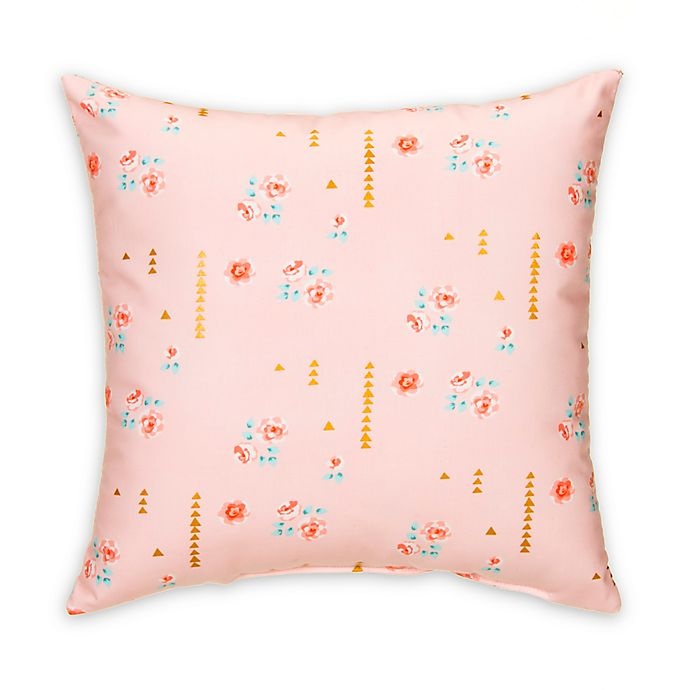 slide 1 of 4, Glenna Jean Audrey Floral Throw Pillow - Pink, 1 ct