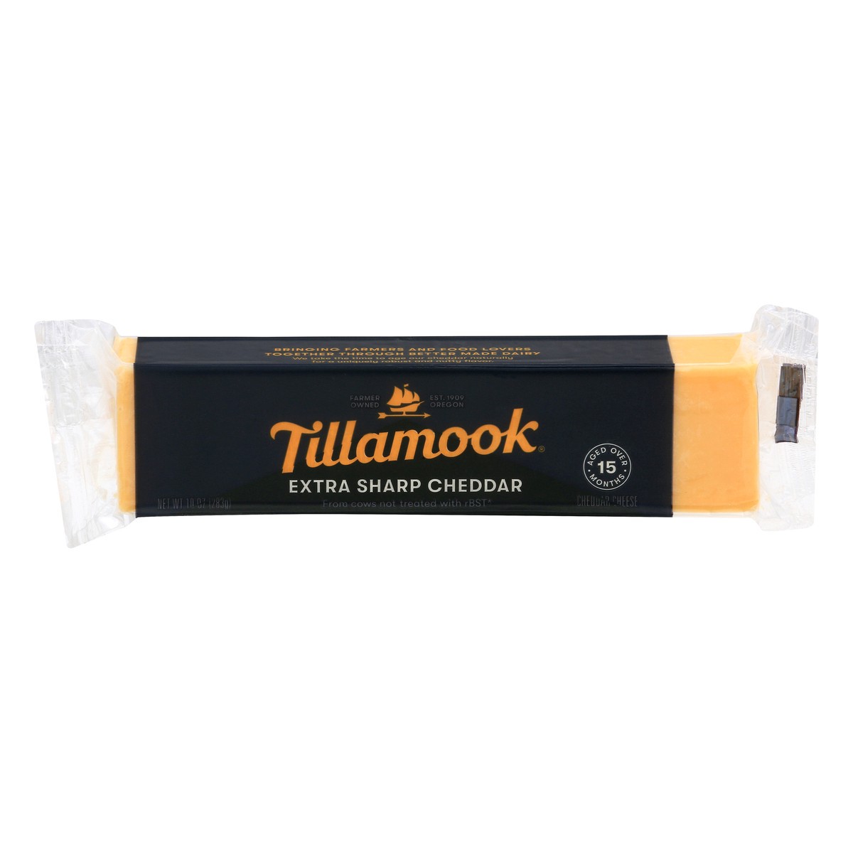 slide 1 of 9, Tillamook Extra Sharp Cheddar Cheese 10 oz, 10 oz