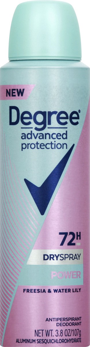 slide 8 of 9, Degree Advanced Protection Antiperspirant Deodorant Spray Power, 3.8 oz, 3.8 oz