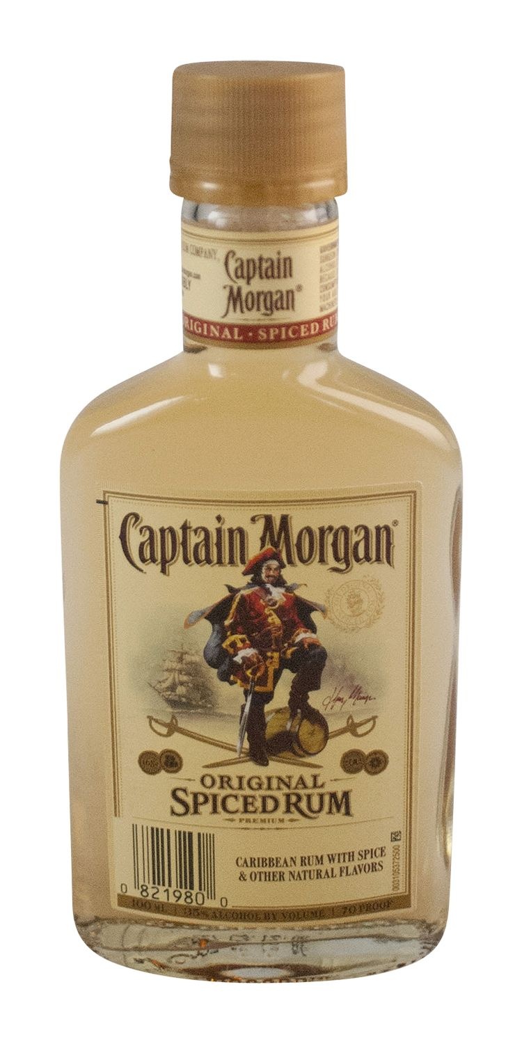 slide 1 of 1, Captain Morgan Spiced Rum, 100 ml