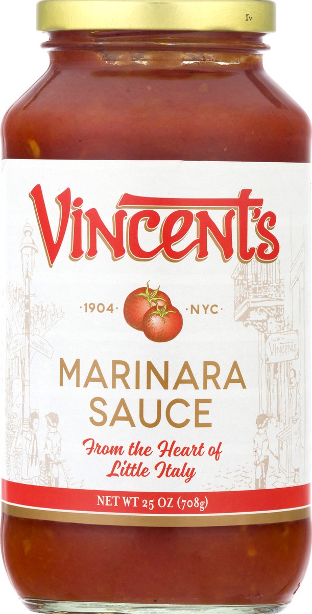 slide 9 of 13, Vincent's Marinara Sauce 25 oz, 25 oz