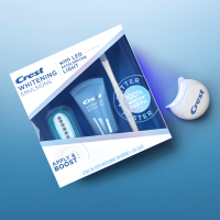 slide 5 of 24, Crest Whitening Emulsions with LED Accelerator Light, Leave-on Teeth Whitening Treatment, 0.63 oz