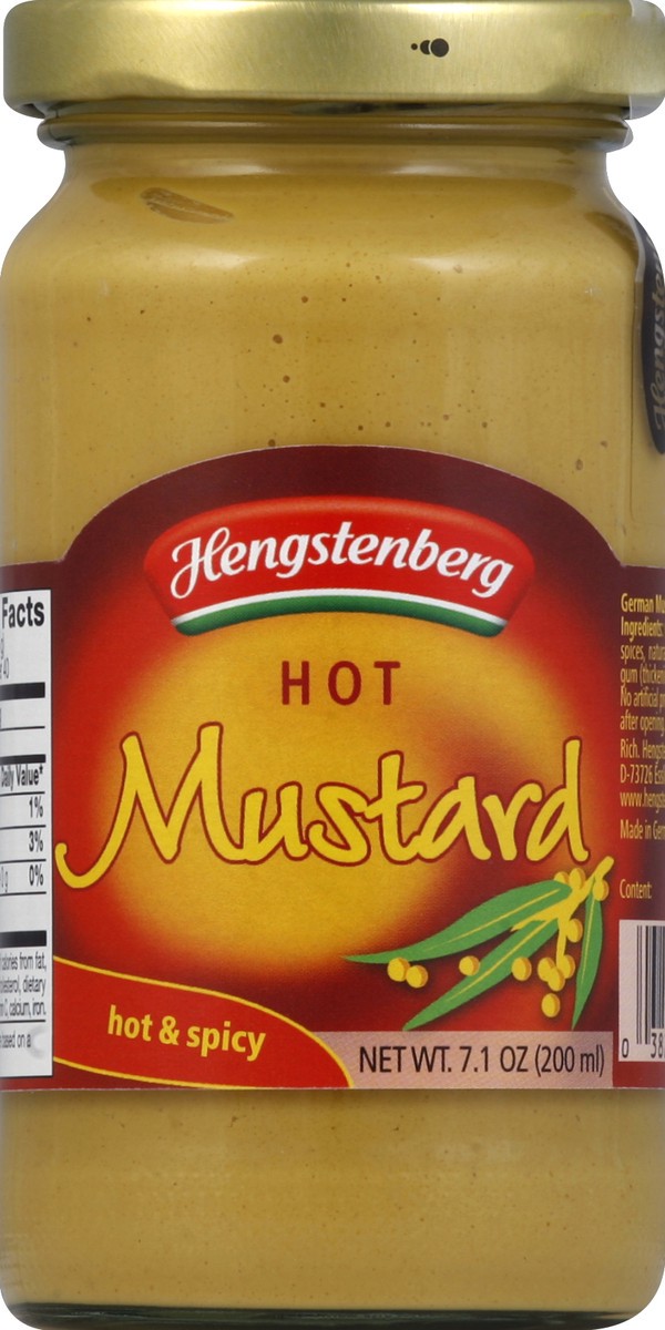 slide 2 of 2, Hengstenberg Mustard 7.1 oz, 7.1 oz