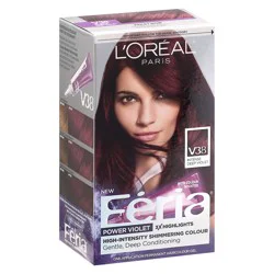 L'Oréal Fería Intense Deep Violet V38 Permanent Haircolour Gel 1 ea