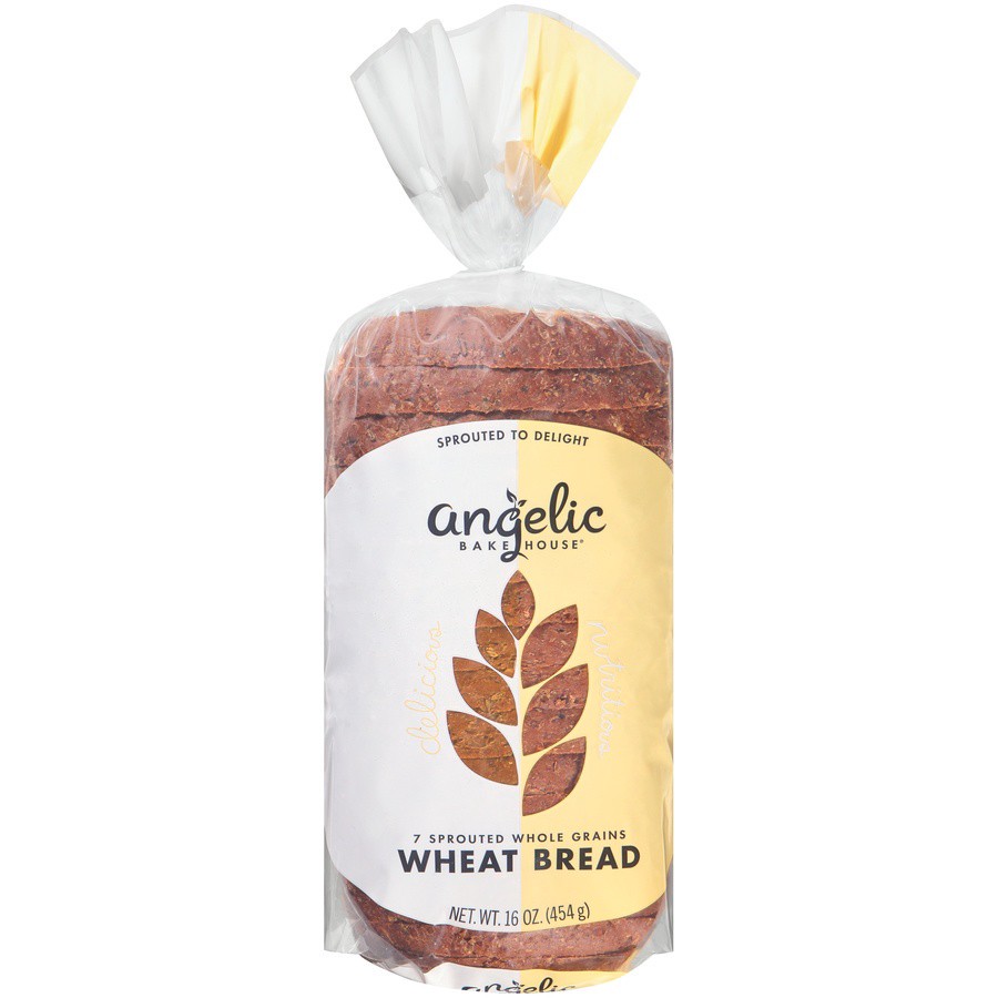 slide 1 of 8, Angelic Bakehouse Sprouted 7 Whole Grains Wheat Bread, 16 oz